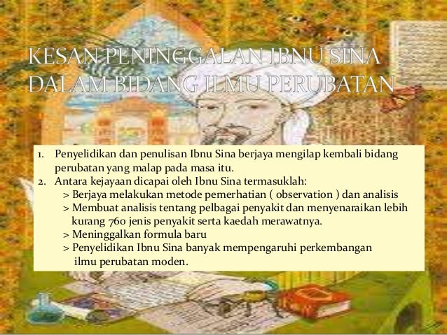 Ibnu sina bapa perubatan dunia