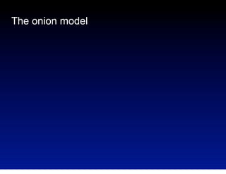 The onion model

 