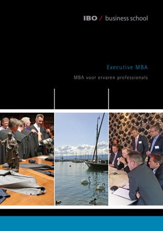 Executive MBA
MBA voor ervaren professionals
 