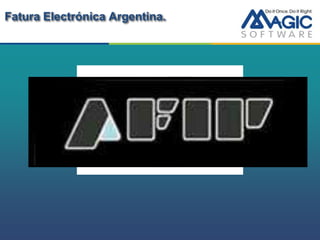 Fatura Electrónica Argentina.
 