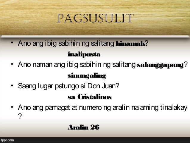 Ibong adarna : Ang paghahanap sa Reyno de los Cristal