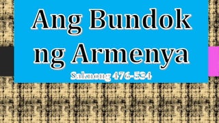 Ibong Adarna aralin 13.2 (Ang Bundok Armenya)