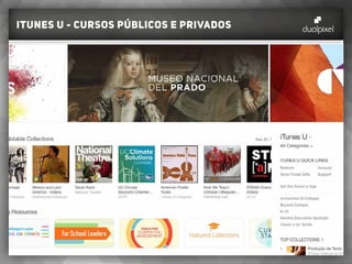 itunes U - cursos públicos e privados
 