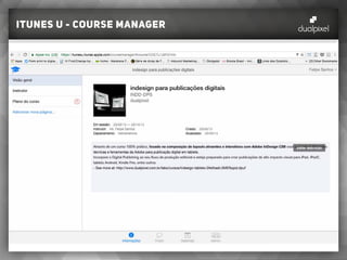 itunes U - COURSE MANAGER
 