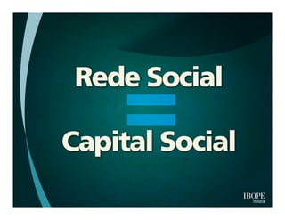 Pesquisa IBOPE: "Many to many'