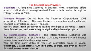 financial data providers