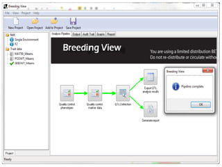PAG XXII 2014 – The Breeding Management System (BMS) of the Integrated Breeding Platform (IBP) – G McLaren