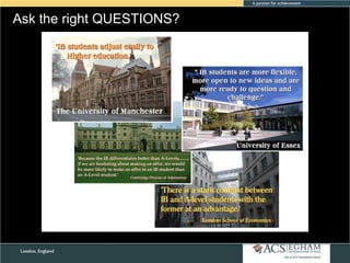 Ask the right QUESTIONS?

 