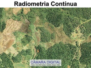 Radiometria Contínua CÂMARA DIGITAL Fonte : Vôos RM Curitiba – ADS40 – Esteio - 2006 