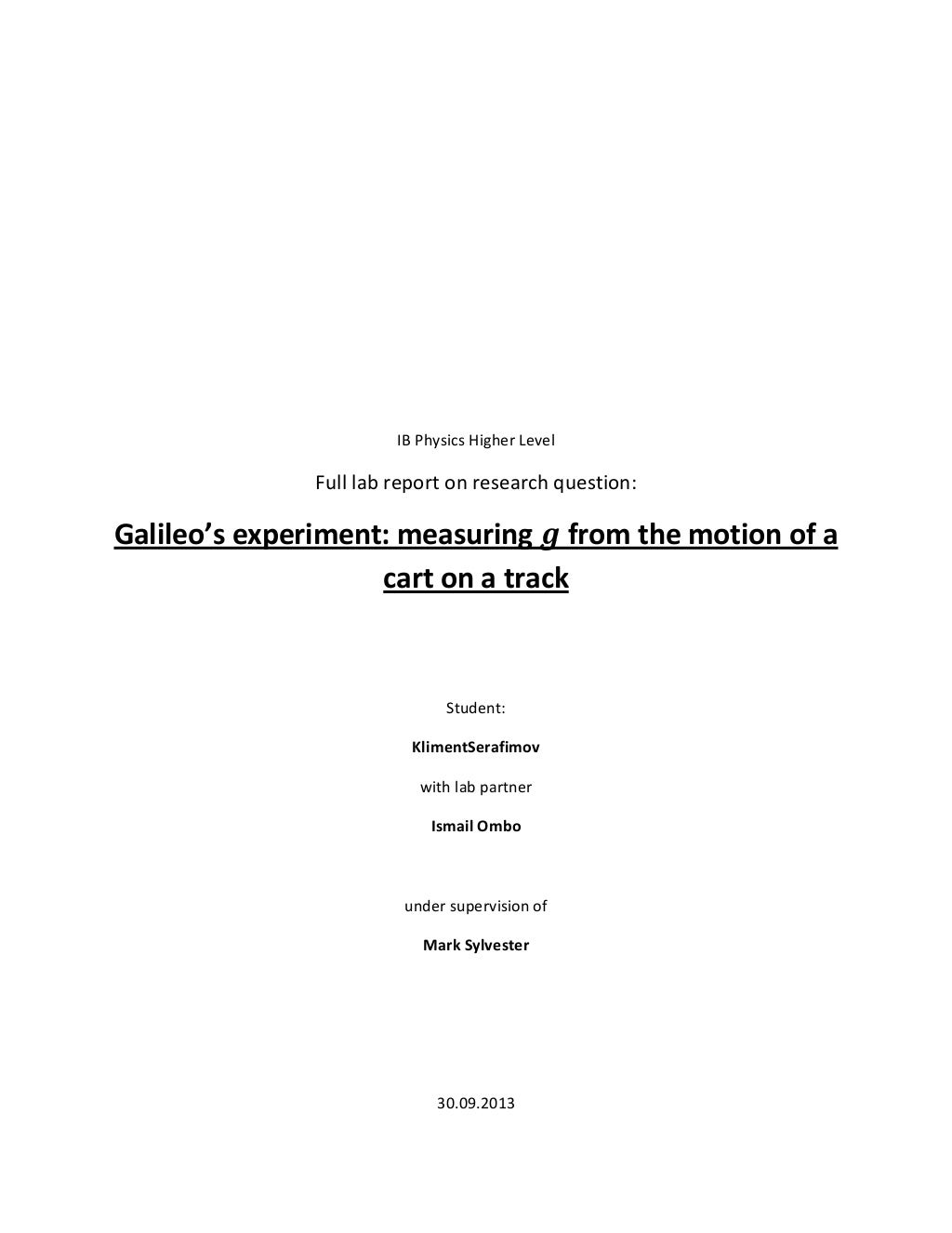 Ib physics lab reports design picture