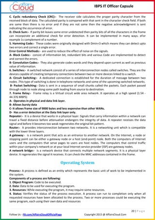 Ibps it officer exam capsule by affairs cloud | PDF