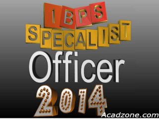 IBPS Specialist Officer
Important Preparation Guide
and Tips

 
