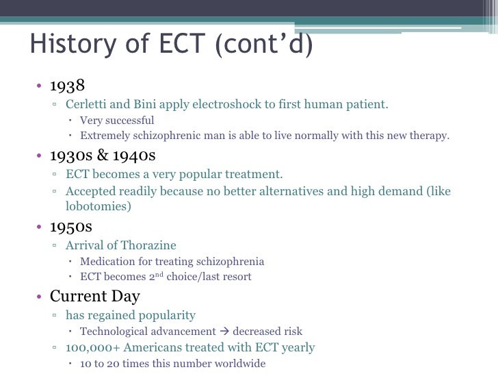 Electroconvulsive Therapy  Ect