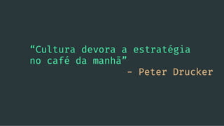 Data Driven Development - Analytics para desenvolvimento