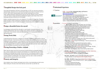 since:
tful Des
and aspirati
ign, unsurpa
d to build a
ng architectu
xtensive de
nd human in
ainable desi
mprove mora
ations to com
a Beaut
ng to profes
dicated firm
s. I have the
perience.
Work E
and have the
rk smart. I h
my daily assi
maintaining
nagement th
ending to m
Possess
the initiative
ive attitude
he challeng
ent of good w
itude is som
b more pleas
y and In
ain a sense o
ng for a firm
1997 1
sign tha
ions. My his
assed servic
respected p
ural solutio
esign and pla
nteraction ar
ign has been
ale, product
me. It woul
tiful Fut
sional firms
ms with a dri
e desire, tale
Ethic
e possess a
have the mo
ignments. It
a positive a
hat I am util
my personal
sing a P
e and I have
gets the wo
es that inev
will and pro
mething that
sant and fun
ntegrity
of honesty a
m they want
1998 1
at feels
story is buil
ce and metic
practice upo
ons that not
anning expe
re woven to
n a core com
tivity, recrui
ld be my ple
ture for
s who aspire
ive to desig
ent and enth
willingness
ost efficient
t’s also imp
attitude. Do
lize my goo
issues not r
Positive
e the motiva
ork done and
vitably come
ovides a pos
t is most val
n to go to ea
y
and integrity
to know tha
999 20
good
lt upon them
culous atten
n work that
only serve t
ertise can be
ogether.
mpetency of
itment and r
easure to de
r myself
e to create b
gn creative s
husiasm to j
s to work ha
t way to com
portant to ca
ing more th
d time man
related to th
Attitud
ation to get
d motivates
e up in any j
sitive role m
lued by sup
ach day.
y above all e
at they can
000 200
© Co
m. In 1997,
ntion from J
t would stan
the firm I be
e applied in
f my practic
return on in
emonstrate j
f
beautiful, fu
solutions an
join for any
ard. In addit
mplete tasks
are about my
han expected
nagement sk
he job.
de
the job don
my co-wor
job. I am en
model for m
pervisors and
else. Good r
trust what I
01 2002
onfidential In
my vision w
Junior-level
nd the test o
elong to, bu
n any contex
ce for many
nvestment. I
just how tho
unctional ar
nd deliver ex
y open posit
tion to work
s and findin
y job and co
d from me o
kills and I do
ne in a reaso
rkers to do t
nthusiastic e
myself and fo
d co-worke
relationship
I say and wh
2 2003
nformation P
 
was to provi
l position un
of time.
ut our comm
xt where ser
y years. Tho
It can also e
oughtful my
chitecture. I
xceptional s
tions that fit
king hard it
ng ways to s
omplete all
on the job is
on’t waste v
onable perio
the same wi
employee cr
or my co-wo
rs and that a
ps are built o
hat I do.
2004
Please Contac
ide ex-
ntil sen-
munity
rvice,
oughtful
enhance
y design
I am
service
t my
is also im-
ave time wh
projects ass
s a good wa
valuable com
od of
ithout
reates
orkers.
also
on trust.
2005 2
ct: E-mail ial
hile
sign
ay to
m-
2006 20
lkishki@hotm
P
1-
Dar Ca
Re
007 20
mail.com M
Professio
- Experienc
airo Head
esponsibilit
08 200
Mobile 01002
onal Ex
ce
• 2
S
h
D
Office F
D
It
W
Q
ties • C
09 2010
2583991
xperienc
2008 – Cur
Senior Arch
http://dar.d
Dar Al-Hand
Force in the
Developmen
ts beginning
With 43 offi
Quality, on-
Currently In
1. Mar
Al-Shar
Courtya
Station
- Secon
- Using
- Projec
- Abdul
The bui
Also tak
which
station
And th
services
2. Doha M
– Eleva
The pac
Al Marq
and Al
3. Panam
The pac
Pueblo
• Jun 201
Univer
Total bu
• Mar 20
Concep
• Nov 20
One pod
(Group
1. Revis
2. Coord
3. Coord
0 2011
ce
rently Dar
hitect (Gro
dargroup.co
dasah (Shai
planning, d
nt projects in
gs in 1956.
ices through
time deliver
n charge for
wa station
rif Mosque
ards of the H
and surroun
nd Ring Roa
the Grand M
ct-based serv
llah Bin Al-
ilding conta
kes into acc
are processe
robot for C
e station bu
s such as wa
Metro  at Q
ated & at-G
ckage includ
qan, Siliya,
Rayyan Sta
ma Metro F
ckage includ
Nuevo , San
10 – May 2
sity in Riya
uilt up area
010 – Jun 2
pt alternativ
008 – Feb 20
dium with 2
Leader).
sion of arch
dination Be
dination Be
2012
Al-Handa
up leader)
om
ir and Partn
design and i
in the Middl
Today they
hout 29 cou
rables and m
r multi-task
located in t
Street and r
Haram al-Sh
nding street
ad from the
Mosque fro
rvices from
-Zubair from
ains a bus st
count the de
ed in the fu
Cruising futu
uilding also
ater courses
Qatar Desig
Grade.
des four at-
Doha Sout
adium statio
First Line a
des four ele
an Miguelito
2011 In char
adh project
85, 000 m s
010 In char
ves for the E
010 In char
2 towers (C
hitectural dra
etween all tr
etween inter
2013 2
sah (Shair
ers) has bee
mplementa
le East, Afr
y are a globa
ntries, tailor
multi-discip
ing -
the north-ea
relate to the
harif, as we
ts and Marw
northern sid
om the easte
the south.
m the weste
tation and p
esign of secu
ture to the f
ure.
includes m
s and Moadi
gn & Build P
grade & ele
h, which lo
on, which lo
at Panama D
evated statio
o , Pan de A
rge of part o
- college bu
sq. As senio
rge of Partic
Expansion o
rge of part o
ONRAD H
awings.
riads MEP.
rior design.
2014 20
and Partne
en a pioneer
ation of
rica and Asi
al consultan
or made-des
plinary expe
astern side o
e level along
ell as buildin
wa following
de.
ern side.
ern side.
parking for t
uring the ne
future metro
many of the f
di, as well as
Package – G
evated statio
ocated along
ocated in Gr
Design & B
ons, namely
Azucar and L
of Princess
uilding with
or site Arch
cipate in the
of the Prop
of Jabal Om
HOTEL 7 sta
015 30…
13 March 20
ers).
ring
a since
ncy
igns,
ertise...
of the Haram
g the northe
ng terraces.
g settings:
axis.
ecessary spa
o station and
facilities and
s.
Gold Line an
ons, namely
g the Gold L
een line.
Build Packag
,
Los Andes s
Nora Bint
h
hitect.
e studies and
phet's Mosq
mar in Mak
ars), As Sen
… So f
014 
m
ern
aces
d transfer
d essential
and Green L
y,
Line
ge –Elevate
stations.
Abdulrahm
d design
que
kah project
nior Archit
far
Line
ed.
ma
ect.
 