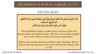 19Ibrah Surah Al-Sajdah www.IBRAHparadigm.com.my
 