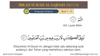 60Ibrah Surah Al-Sajdah www.IBRAHparadigm.com.my
 