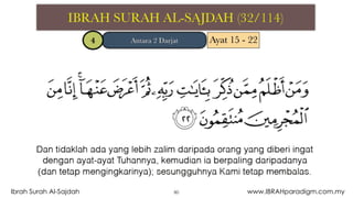 80Ibrah Surah Al-Sajdah www.IBRAHparadigm.com.my
 
