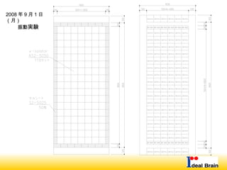 2008 年 9 月 1 日
（月）
振動実験
 