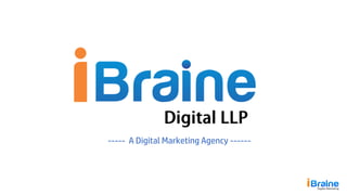 ----- A Digital Marketing Agency ------
 