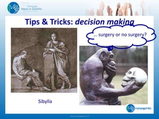Sibylla
… surgery or no surgery?
Tips & Tricks: decision making
 
