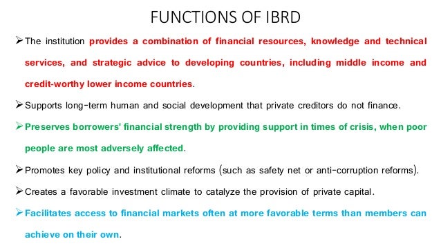IBRD FUNCTIONS DOWNLOAD IBRD FUNCTIONS DOWNLOAD