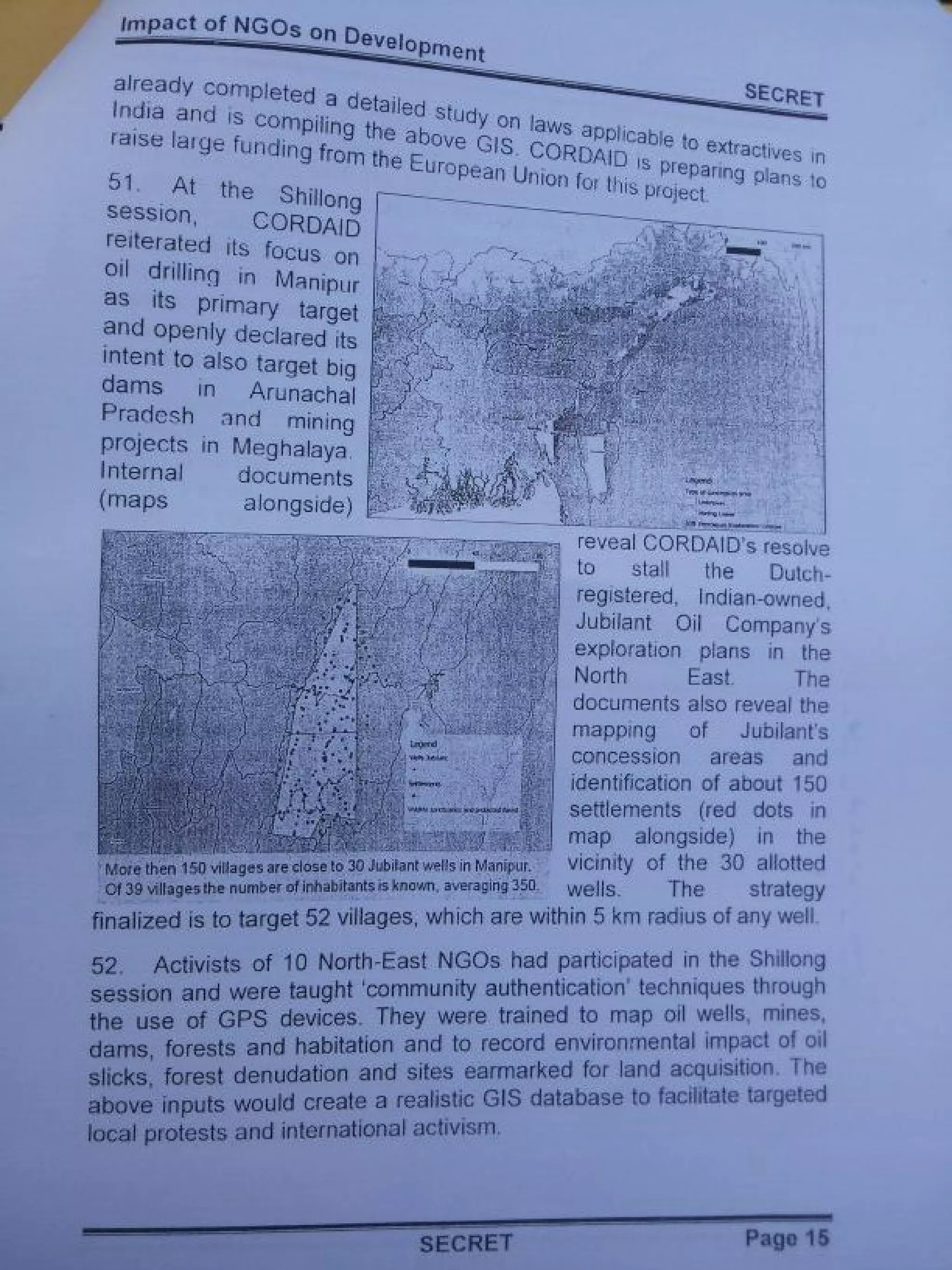 Intelligence Bureau Report On Foreign Funded NGOs' Impact On India's Development.