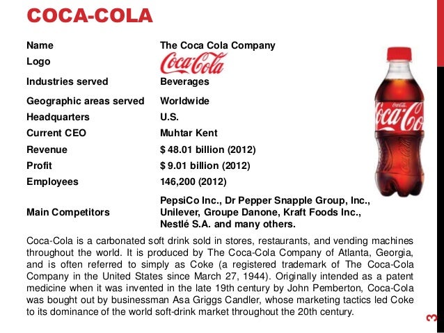 Global Business Strategy A Case Study Of Coca Cola Company  Study Poster