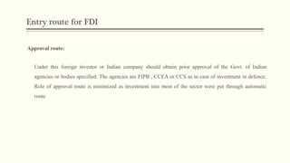 FDI In India | PPT