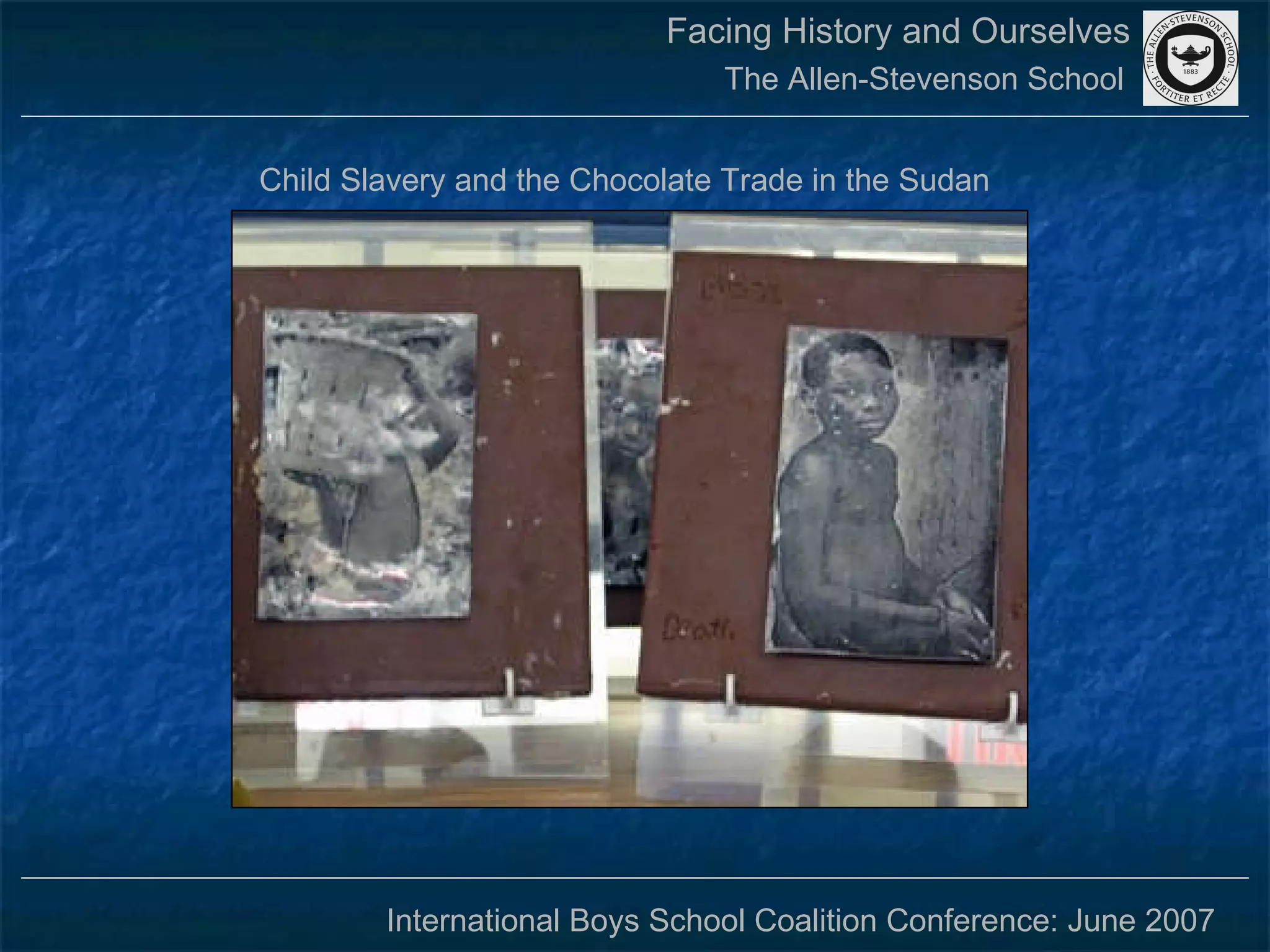 Child Slavery and the Chocolate Trade in the Sudan 