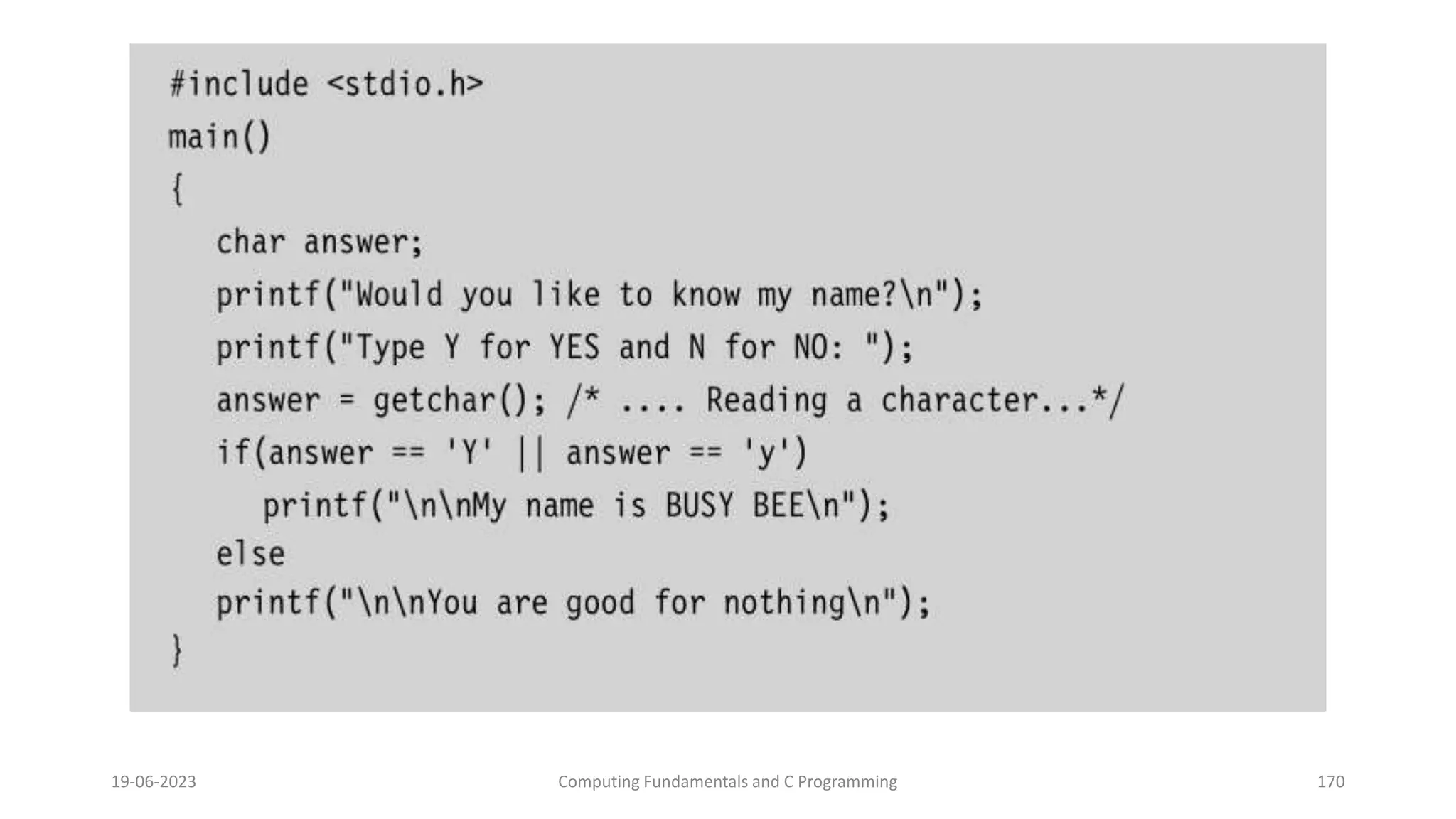 19-06-2023 Computing Fundamentals and C Programming 170
 