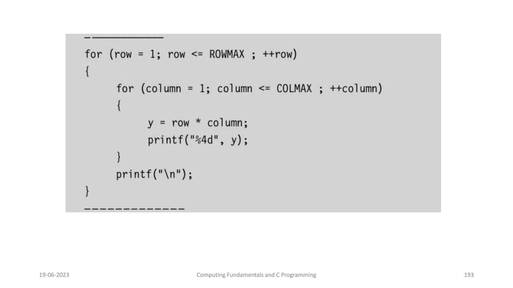 19-06-2023 Computing Fundamentals and C Programming 193
 