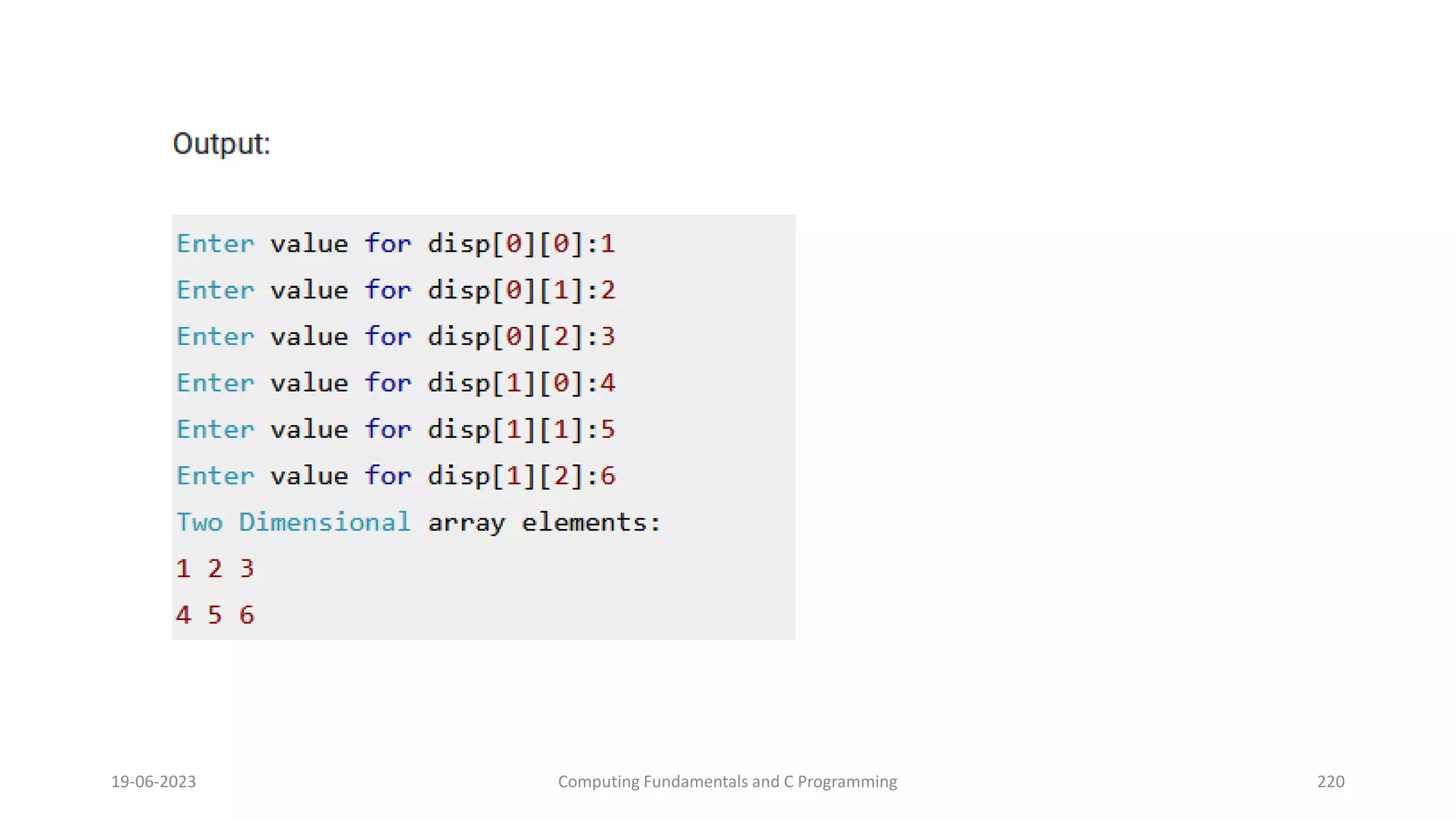 19-06-2023 Computing Fundamentals and C Programming 220
 
