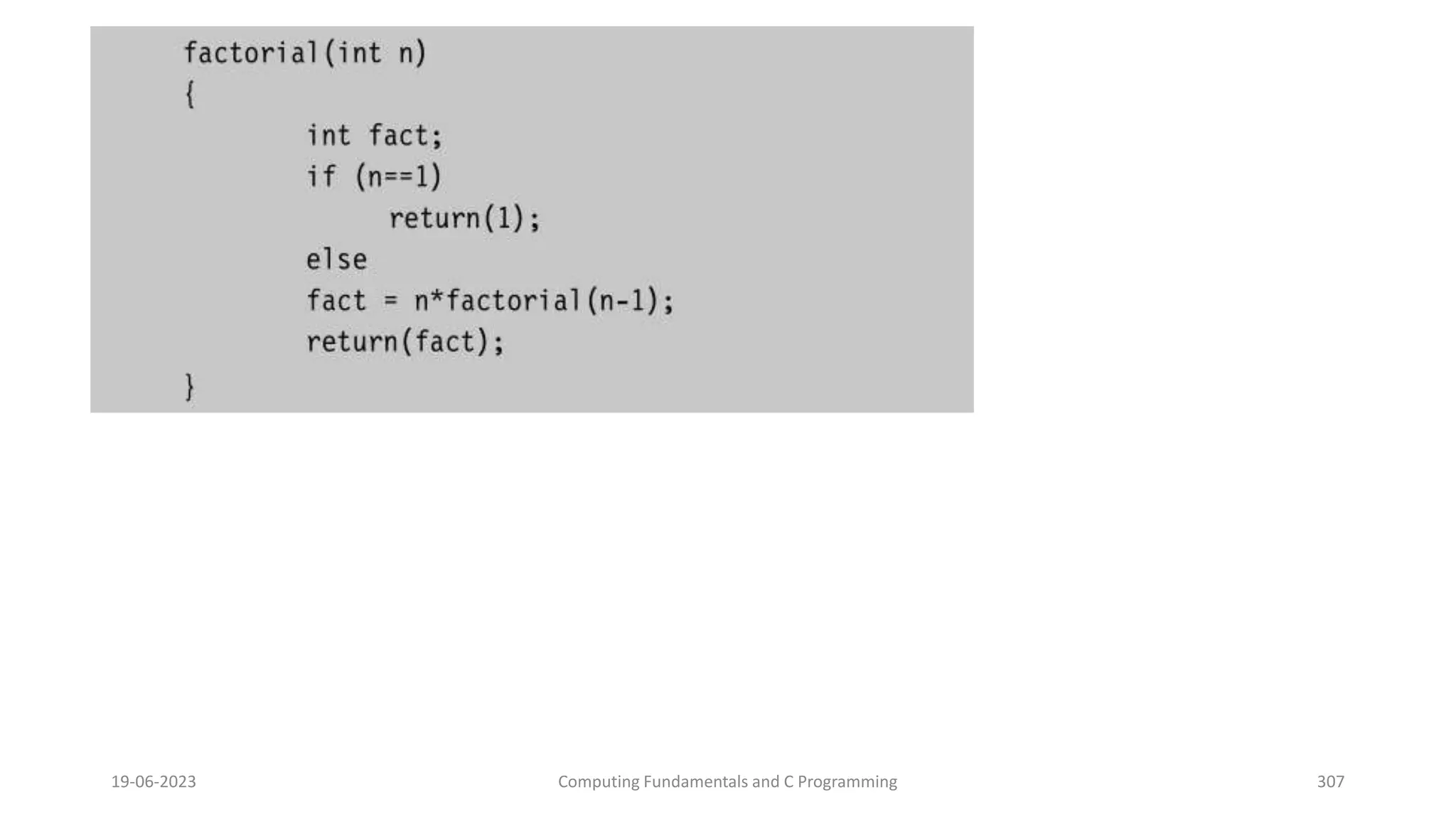 19-06-2023 Computing Fundamentals and C Programming 307
 