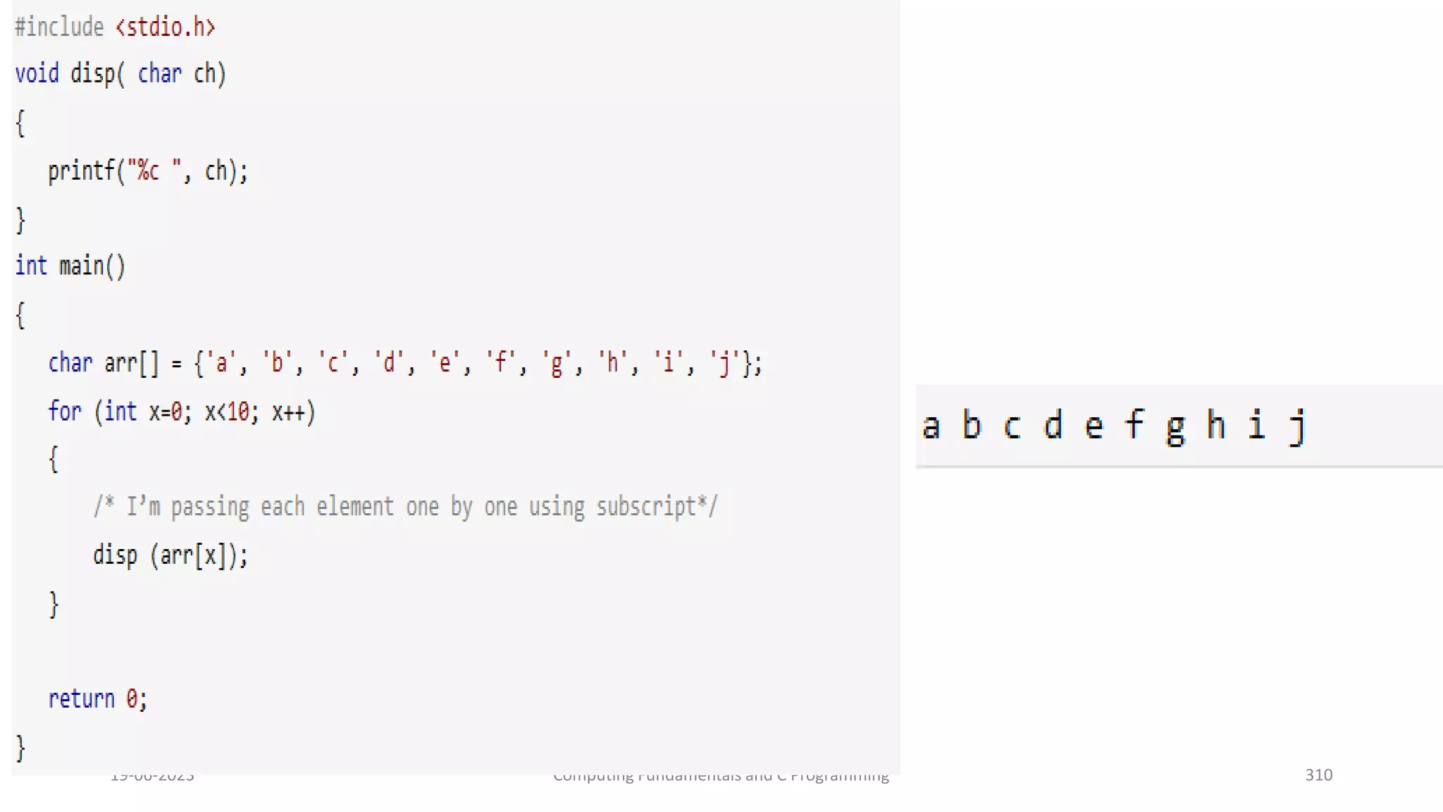 19-06-2023 Computing Fundamentals and C Programming 310
 