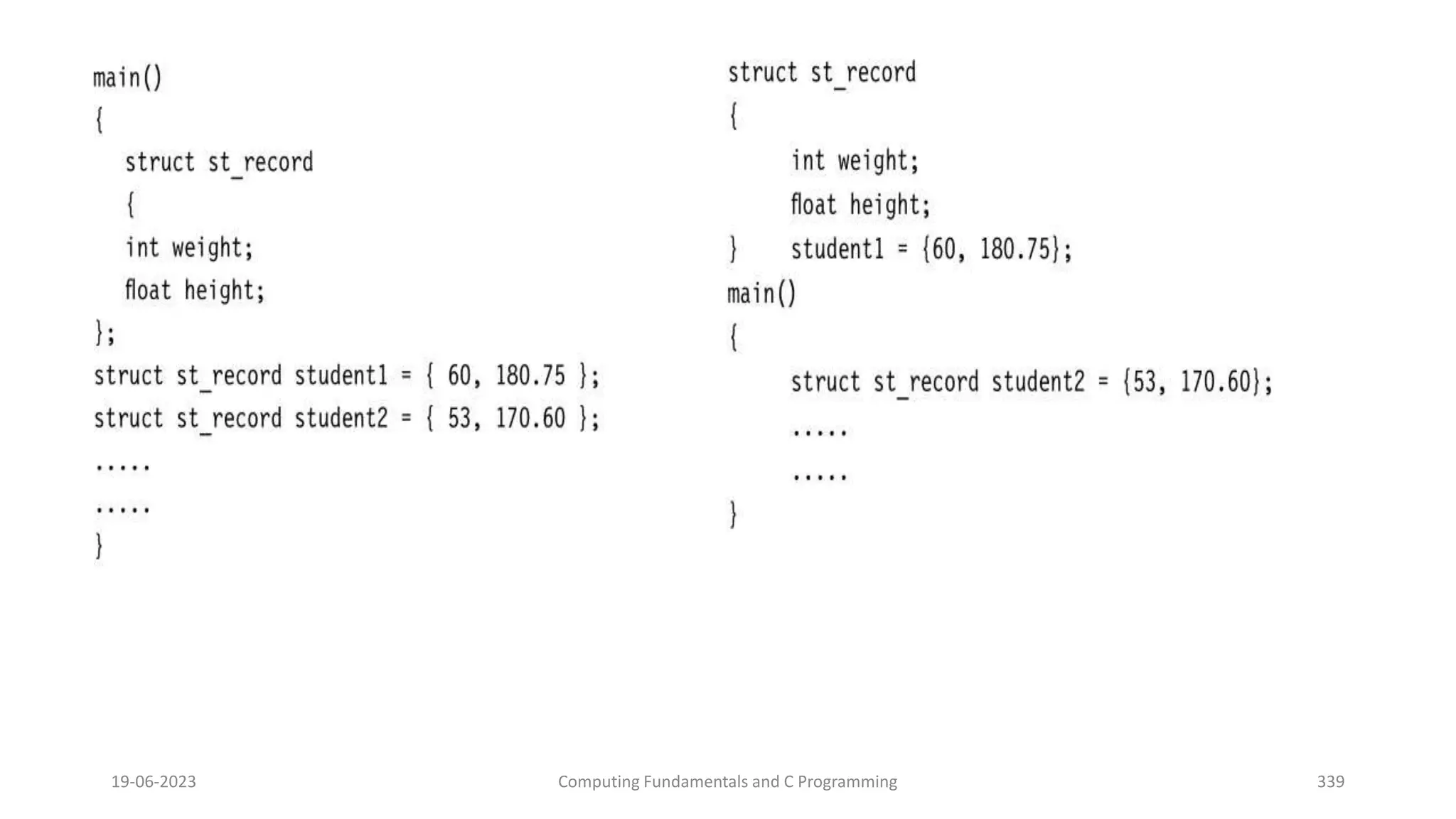 19-06-2023 Computing Fundamentals and C Programming 339
 