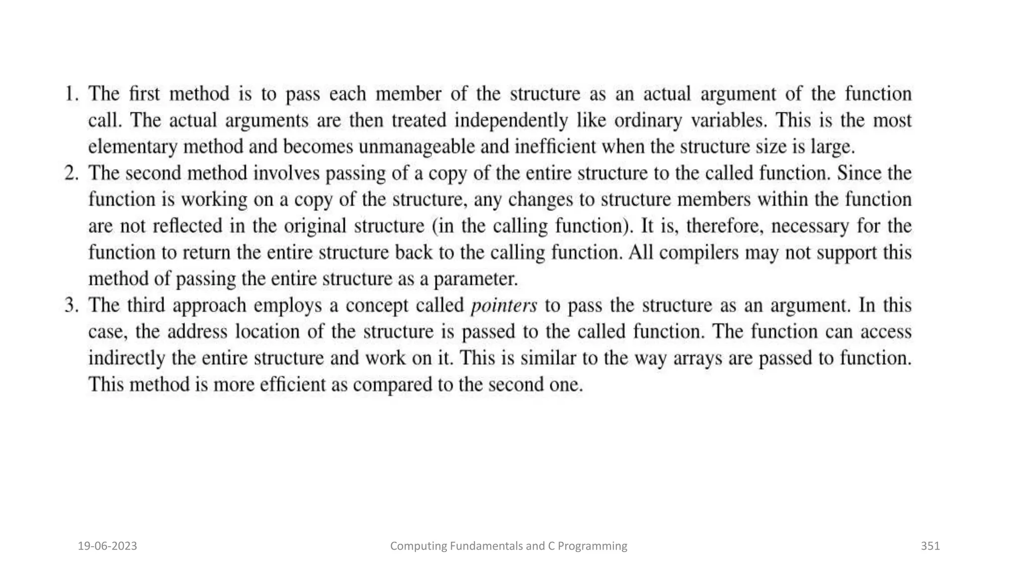 19-06-2023 Computing Fundamentals and C Programming 351
 