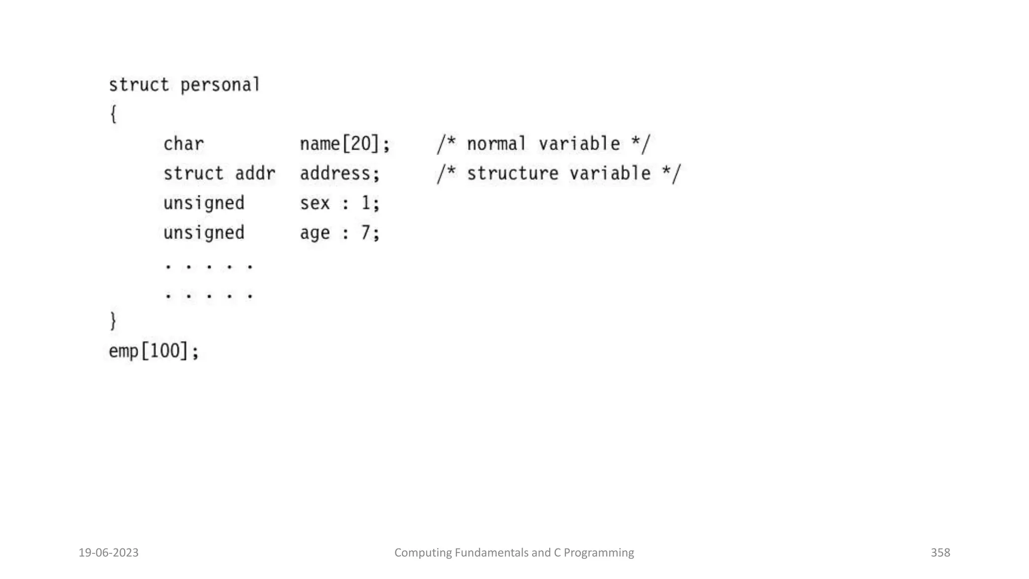 19-06-2023 Computing Fundamentals and C Programming 358
 