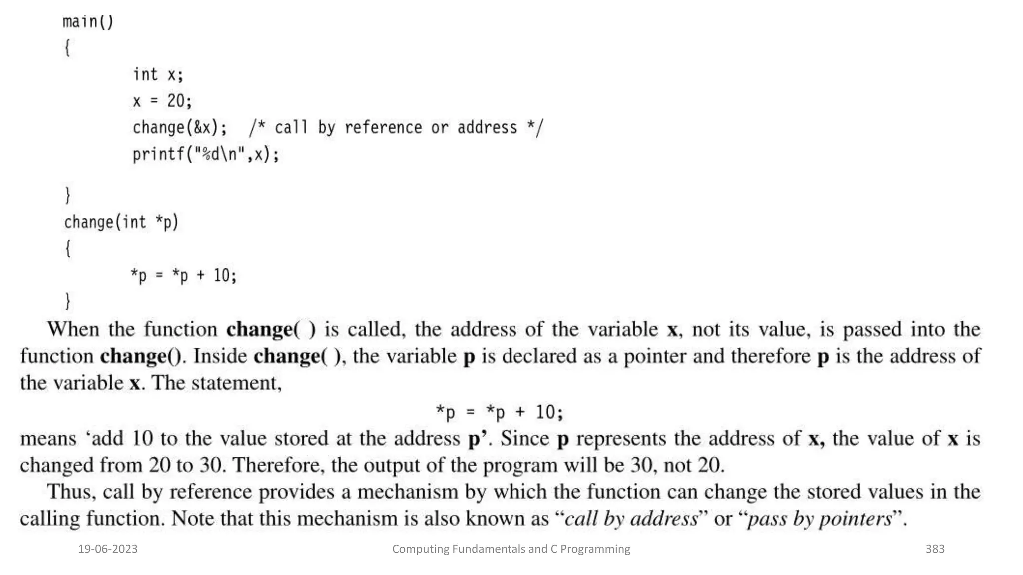 19-06-2023 Computing Fundamentals and C Programming 383
 
