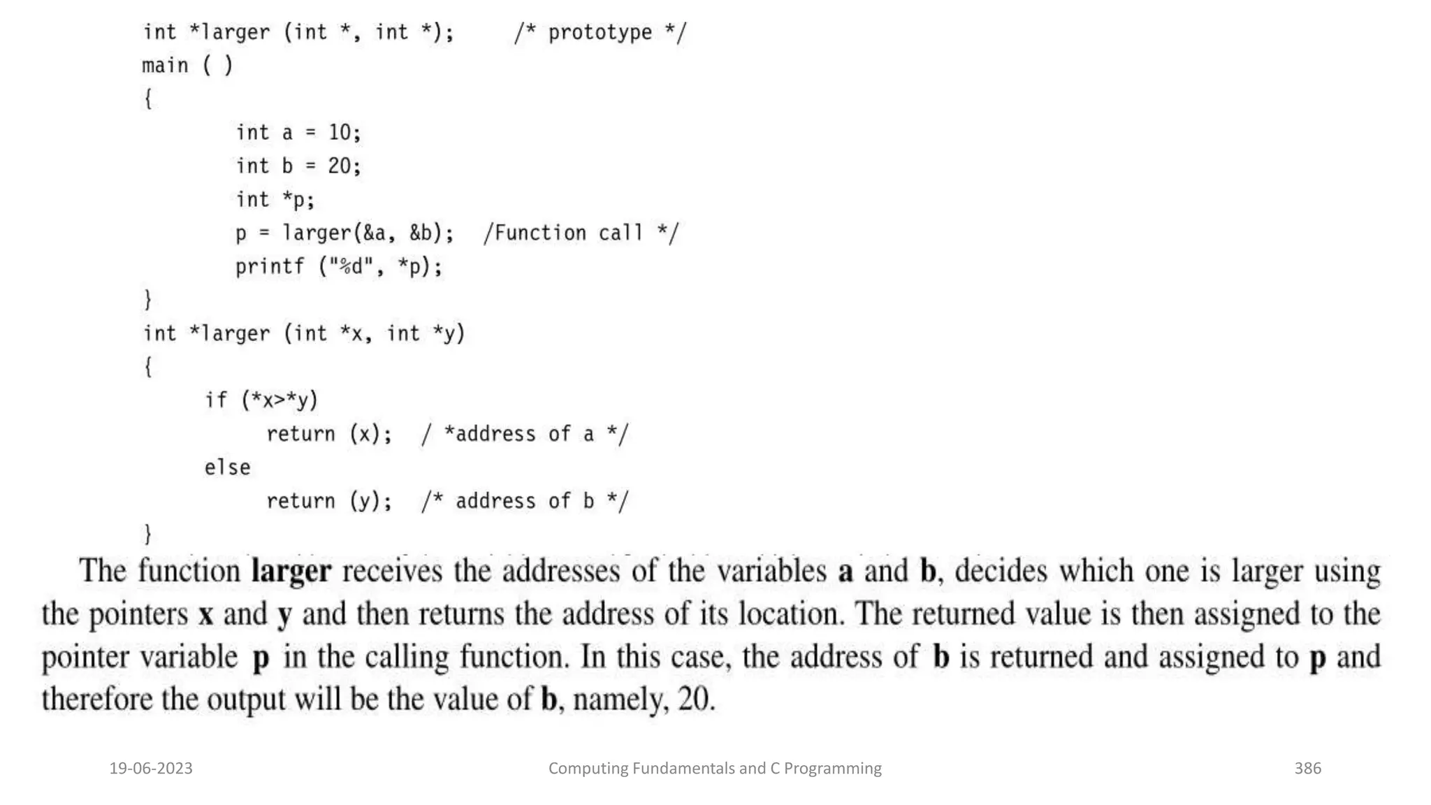 19-06-2023 Computing Fundamentals and C Programming 386
 