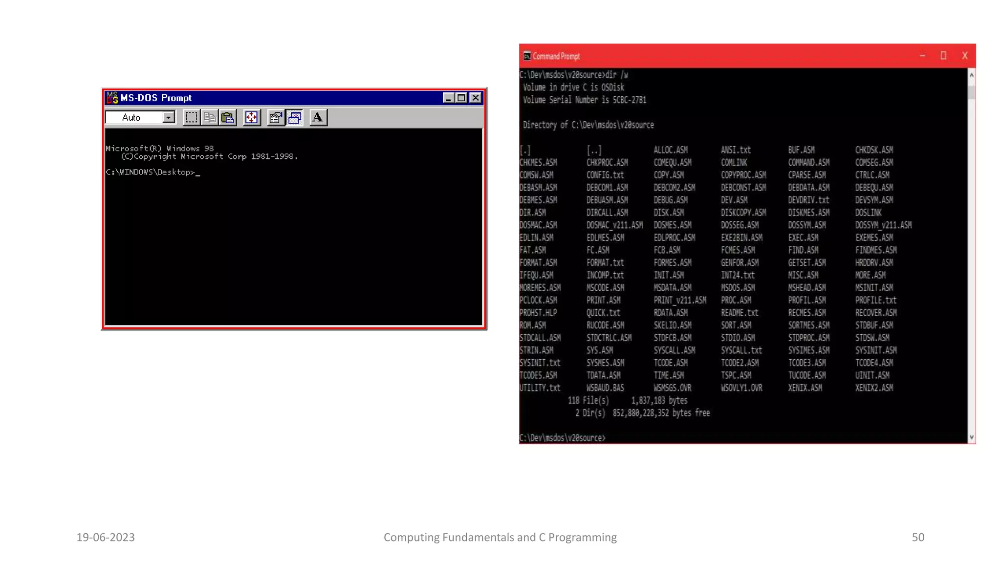 19-06-2023 Computing Fundamentals and C Programming 50
 