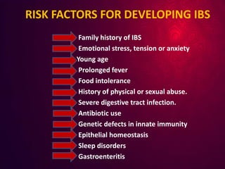 Drugs used in the treatment of irritable bowel syndrome (IBS) | PDF