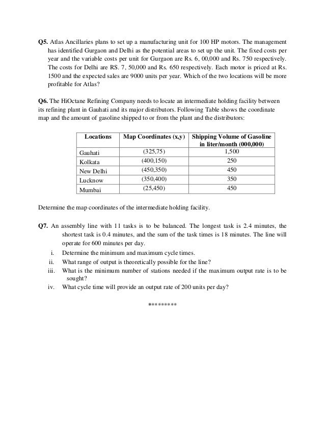 Ibs Mumbai Om Mid Term Test For C G And H Secs 11 12