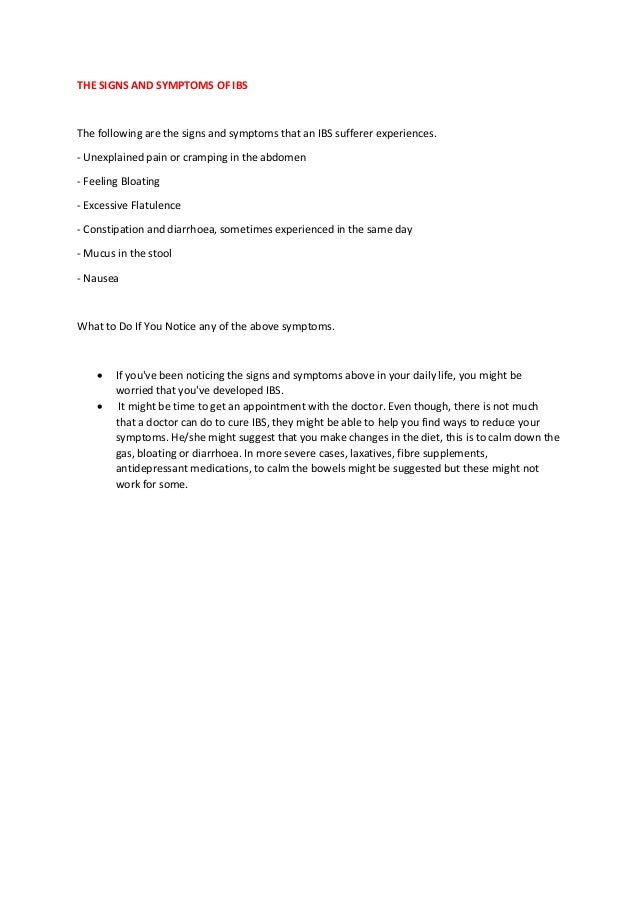 How to Get Rid Of Irritable Bowel Syndrome