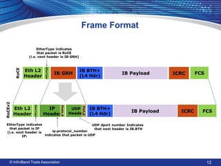 Frame Format 
12 
© InfiniBand Trade Association  