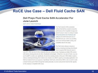 RoCE Use Case – Dell Fluid Cache SAN 
© InfiniBand Trade Association 
16  