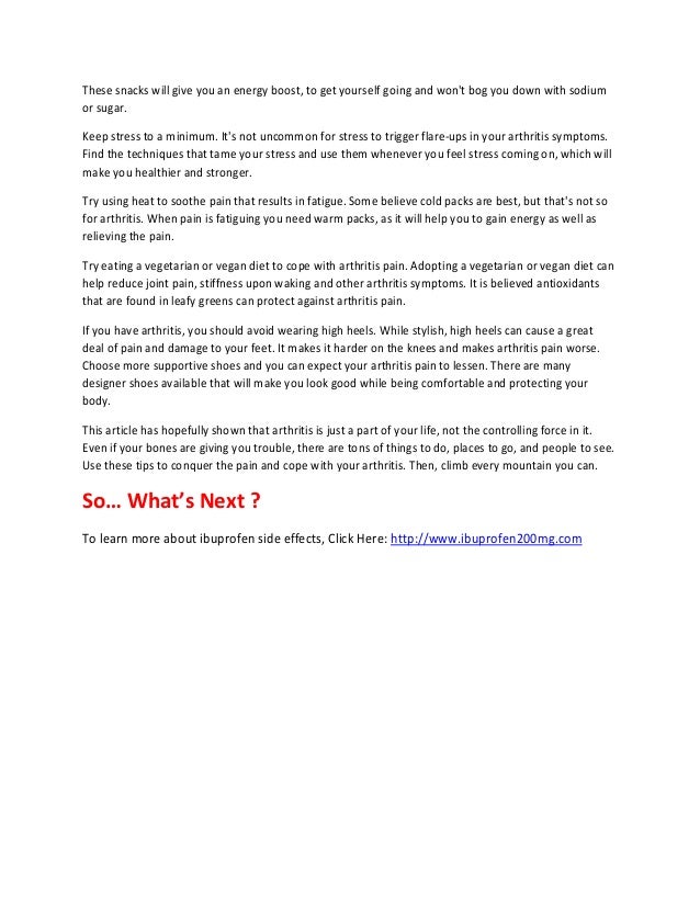 Ibuprofen side effects