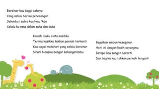 Lirik Lagu Kau Lah Ibuku