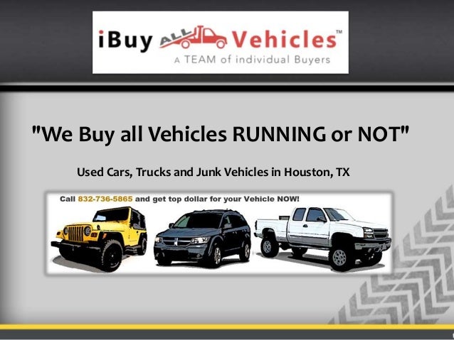 Sell Used Vehicles Houston