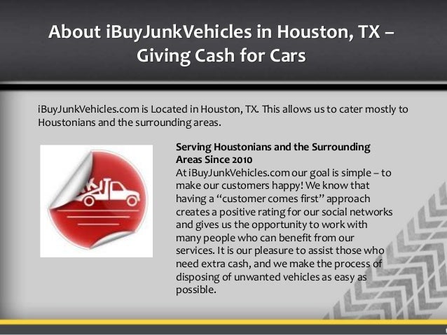 Sell Used Vehicles Houston